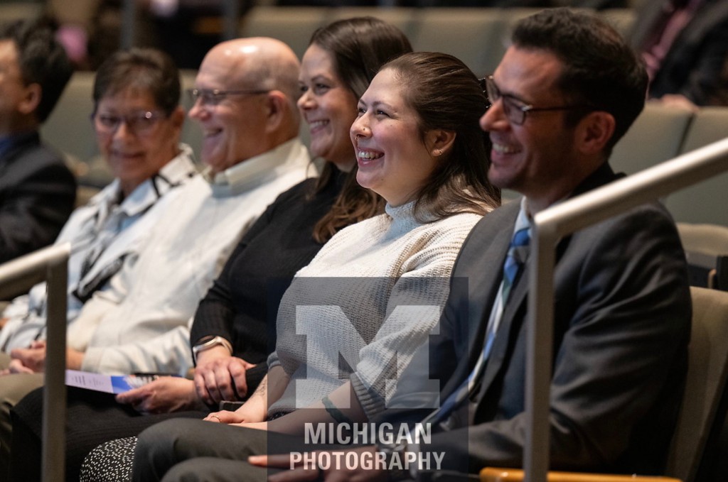 Family and guests at the Novello / Quinones-Hinojosa Research Professorship ceremony